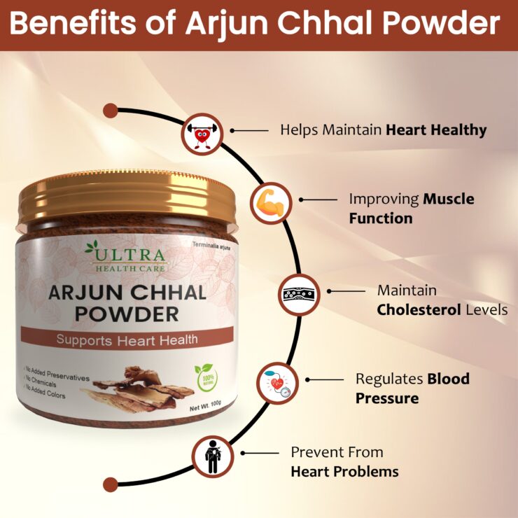 Benefits of arjun Chhal powder