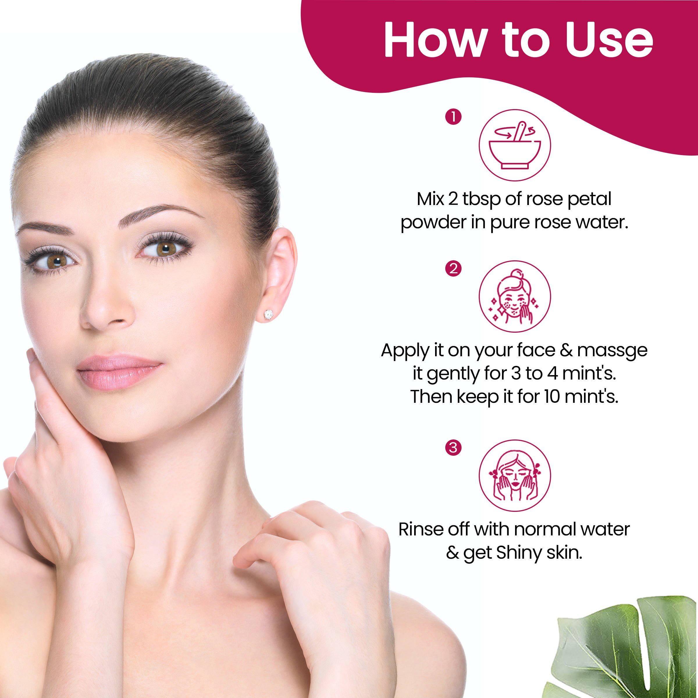 Buy Pure Organic Rose Petal Powder for Skin Whitening Face Pack Online