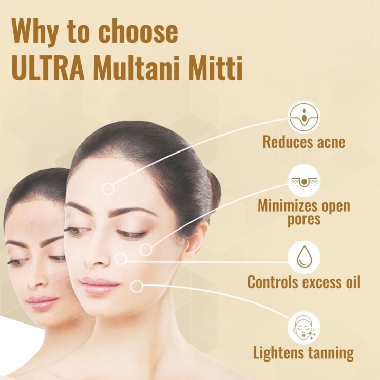 Buy Original Ultra Multani Mitti Powder Face Pack for Skin Care